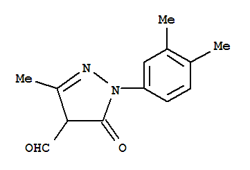 1-(3,4-Dimethylphenyl)-4,5-dihydro-3-methyl-5-oxo-1H-pyrazole-4-carboxaldehyde