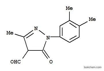 1-(3,4-Dimethylphenyl)-4,5-dihydro-3-methyl-5-oxo-1H-pyrazole-4-carboxaldehyde