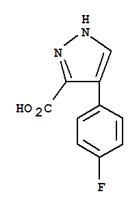 1H-Pyrazole-3-carboxylicacid, 4-(4-fluorophenyl)-