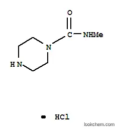 Molecular Structure of 479611-85-3 (1-Piperazinecarboxamide,N-methyl-, hydrochloride (1:1))