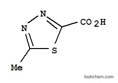 Molecular Structure of 501698-31-3 (1,3,4-Thiadiazole-2-carboxylicacid,5-methyl-(9CI))
