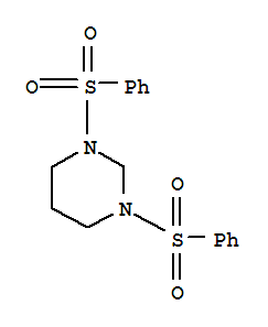 Pyrimidine, hexahydro-1,3-bis(phenylsulfonyl)-