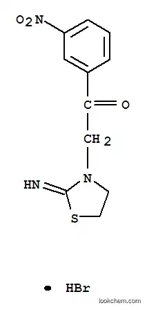Ethanone,2-(2-imino-3-thiazolidinyl)-1-(3-nitrophenyl)-, hydrobromide (1:1)