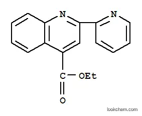 Molecular Structure of 5110-06-5 (ethyl 2-(pyridin-2-yl)quinoline-4-carboxylate)