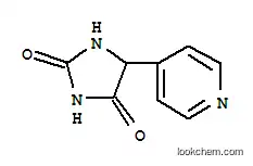Molecular Structure of 52094-68-5 (2,4-Imidazolidinedione,5-(4-pyridinyl)-)