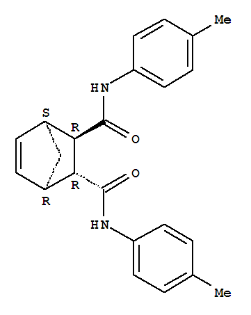 Bicyclo[2.2.1]hept-5-ene-2,3-dicarboxamide,N2,N3-bis(4-methylphenyl)-, (1R,2R,3R,4S)-rel- cas  5288-81-3