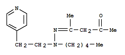 2,4-Pentanedione,2-[2-pentyl-2-[2-(4-pyridinyl)ethyl]hydrazone]