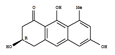 1(2H)-Anthracenone,3,4-dihydro-3,6,9-trihydroxy-8-methyl-, (3R)-
