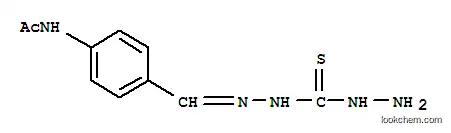 Molecular Structure of 5351-57-5 (N-(4-{(E)-[2-(hydrazinylcarbothioyl)hydrazinylidene]methyl}phenyl)acetamide)