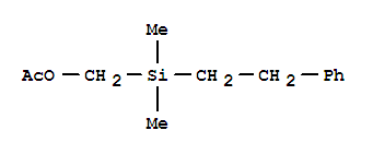 Methanol,1-[dimethyl(2-phenylethyl)silyl]-, 1-acetate cas  5356-96-7