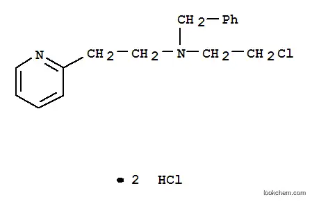 Molecular Structure of 5421-75-0 (N-benzyl-2-chloro-N-[2-(pyridin-2-yl)ethyl]ethanamine)