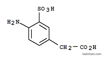 Molecular Structure of 5433-75-0 ((4-amino-3-sulfophenyl)acetic acid)