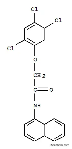 Molecular Structure of 5438-88-0 (N-(naphthalen-1-yl)-2-(2,4,5-trichlorophenoxy)acetamide)