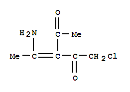 2,4-Pentanedione,3-(1-aminoethylidene)-1-chloro-