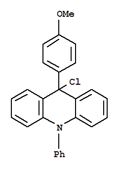Acridine,9-chloro-9,10-dihydro-9-(4-methoxyphenyl)-10-phenyl-