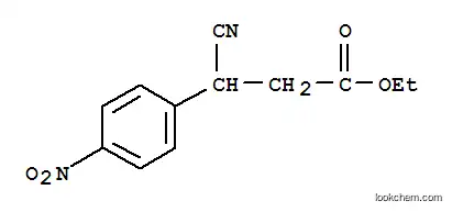 Molecular Structure of 5473-14-3 (ethyl 3-cyano-3-(4-nitrophenyl)propanoate)