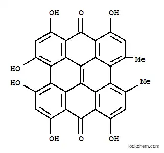 Molecular Structure of 548-04-9 (Hypericin)