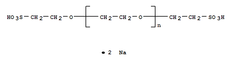 Poly(oxy-1,2-ethanediyl),a-(2-sulfoethyl)-w-(2-sulfoethoxy)-, sodium salt (1:2)