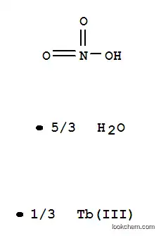 Molecular Structure of 57584-27-7 (TERBIUM(III) NITRATE PENTAHYDRATE)