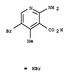 3-Pyridinecarboxylicacid, 2-amino-5-bromo-4-methyl-, hydrobromide (1:1)