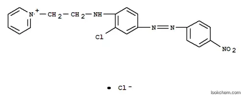Molecular Structure of 59827-64-4 (1-[2-[[2-chloro-4-[(4-nitrophenyl)azo]phenyl]amino]ethyl]pyridinium chloride)