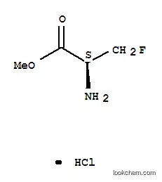 Molecular Structure of 60644-02-2 (3-FLUORO-D-ALANINE METHYL ESTER, HYDROCHLORIDE)
