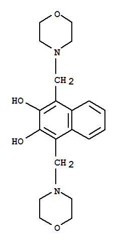 2,3-Naphthalenediol,1,4-bis(4-morpholinylmethyl)- cas  60672-15-3
