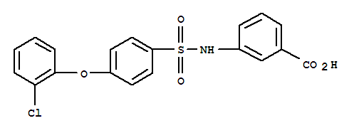 3-[4-(2-CHLOROPHENOXY)PHENYLSULFONAMIDO]BENZOIC ACID