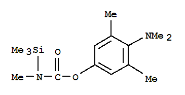 Carbamicacid, methyl(trimethylsilyl)-, 4-(dimethylamino)-3,5-xylyl ester (7CI,8CI)