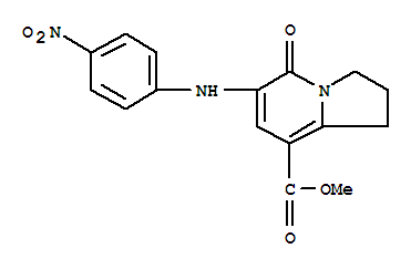 METHYL 6-(4-NITROPHENYLAMINO)-5-OXO-1,2,3,5-TETRAHYDROINDOLIZINE-8-CARBOXYLATE