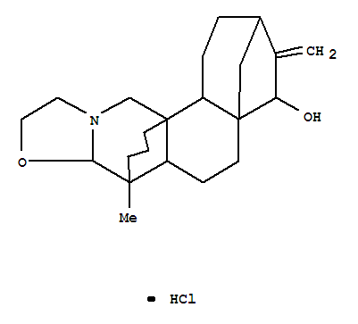 6H,13H-3,5a-Methano-8,13a-propanocyclohept[h]oxazolo[3,2-b]isoquinolin-5-ol,dodecahydro-8-methyl-4-methylene-, hydrochloride, [3R-(3a,5a,5aa,7ab,8b,8aa,13ab,13bb)]- (9CI)