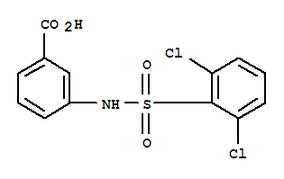 Benzoicacid, 3-[[(2,6-dichlorophenyl)sulfonyl]amino]-