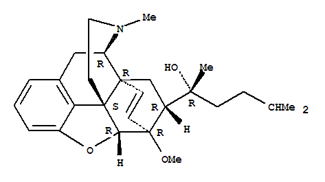6,14-Ethenomorphinan-7-methanol,4,5-epoxy-6-methoxy-a,17-dimethyl-a-(3-methylbutyl)-, [5a,7a(R)]- (9CI)