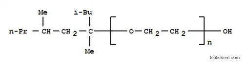 Molecular Structure of 61702-78-1 (Poly(oxy-1,2-ethanediyl), .alpha.-1,3-dimethyl-1-(2-methylpropyl)hexyl-.omega.-hydroxy-)