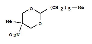 1,3-Dioxane,2-hexyl-5-methyl-5-nitro- cas  6283-06-3