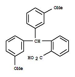 Benzoicacid, 2-[bis(3-methoxyphenyl)methyl]- cas  6315-41-9