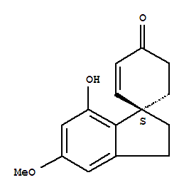 (R)-2',3'-Dihydro-7'-hydroxy-5'-methoxyspiro[2-cyclohexene-1,1'-[1H]inden]-4-one