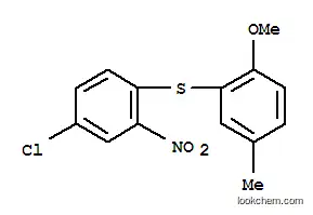 Molecular Structure of 6332-40-7 (2-[(4-chloro-2-nitrophenyl)sulfanyl]-4-methylphenyl methyl ether)