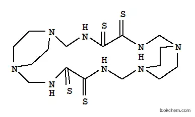Molecular Structure of 6342-26-3 (1,3,6,8,11,13,16,18-octaazatricyclo[16.2.2.2~8,11~]tetracosane-4,5,14,15-tetrathione)