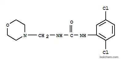 Molecular Structure of 6342-42-3 (1-(2,5-dichlorophenyl)-3-(morpholin-4-ylmethyl)urea)