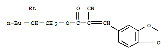2-ethylhexyl (E)-3-(1,3-benzodioxol-5-yl)-2-cyanoprop-2-enoate