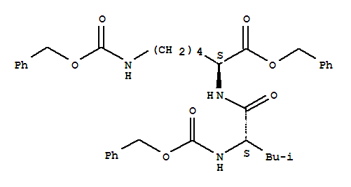 Lysine,N6-carboxy-N2-(N-carboxy-L-leucyl)-, tribenzyl ester, L- (8CI)