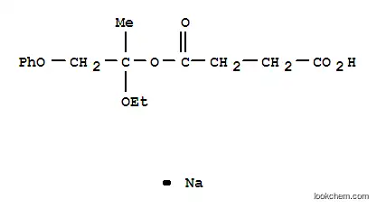 Molecular Structure of 63979-79-3 (sodium 4-[(1-ethoxy-3-phenoxypropan-2-yl)oxy]-4-oxobutanoate)