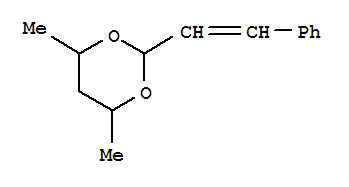 1,3-Dioxane,4,6-dimethyl-2-(2-phenylethenyl)- cas  6413-59-8