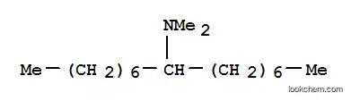 Molecular Structure of 64190-23-4 (N,N-dimethylpentadecan-8-amine)