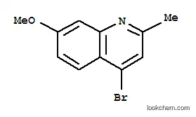 Molecular Structure of 651042-71-6 (4-BROMO-7-METHOXY-2-METHYLQUINOLINE)