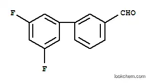 Molecular Structure of 656306-74-0 (3',5'-DIFLUOROBIPHENYL-3-CARBALDEHYDE)