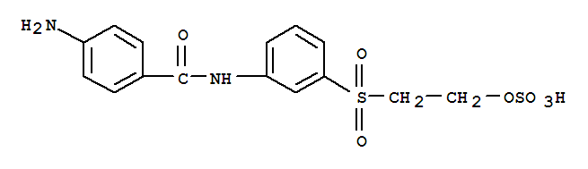 2-(3-(4-aminobenzamido)phenylsulfonyl)ethyl hydrogen sulfate