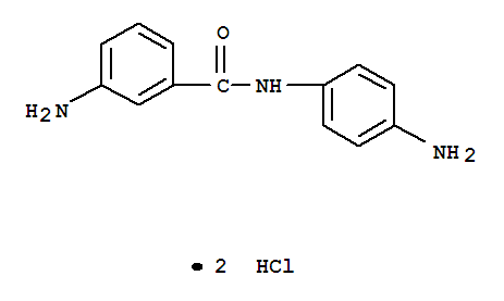Benzamide, 3-amino-N-(4-aminophenyl)-, hydrochloride (1:2)
