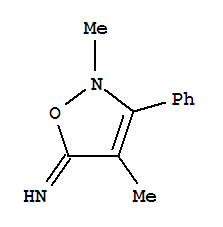 5(2H)-Isoxazolimine, 2,4-dimethyl-3-phenyl-